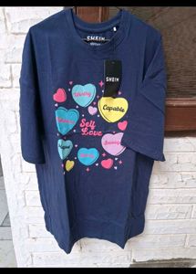 branded drop shoulder tshirt
