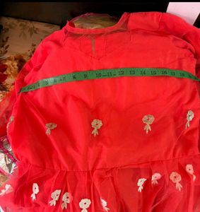 soft anarkali dress