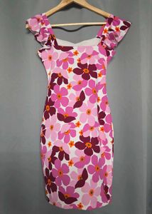 Floral Off-Shoulder Mini Dress