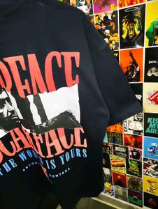 SCARFACE UNISEX GRAPHIC PRINTED OVERSIZE TEE 🔥🔥