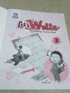4 writing book and one nursery