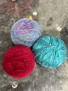 wool balls set of 3