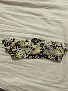Floral Tube Bikini Top