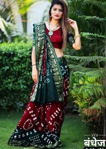 Beautiful Bandhani Saree