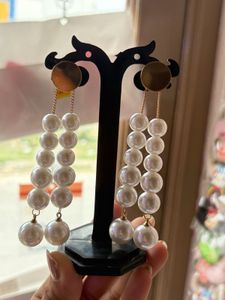 Elegant Pearl Drop Earrings