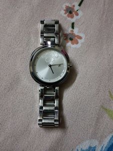 Fastrack Silver Stainless Steel Watch