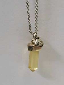 x2 Gem pendant Gold Necklaces