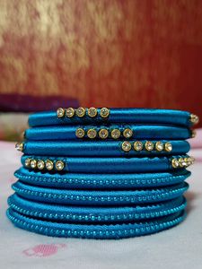 Blue &amp; Gold Bangles