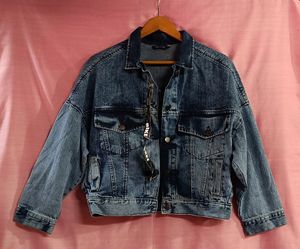 Korean Style Baggy Denim Jacket.