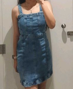 Blue Denim Mini Dress