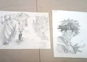 Original Anime & Sketch Art combo