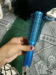 Blue Round Hair Brush