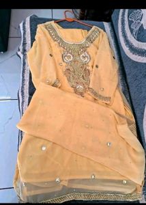 Beautiful Embellished Kurta Set
