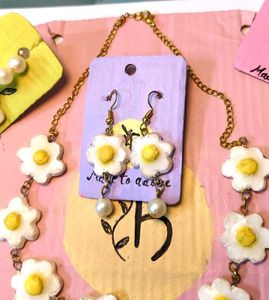 Cute Daisy Flower Jewelry Set