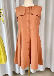 Chic Sleeveless A-Line Dress