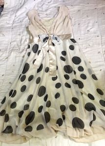Chic Polka Dot Midi Dress