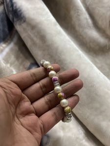 purple Beaded Bracelet