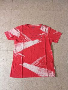Red Graphic Print T-Shirt