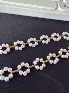 Unused Chic Pearl Flower Necklace