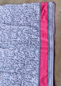 Printed Grey Kurta
