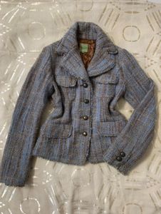 Classic Tweed Blazer Jacket