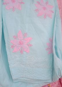 Pink Biba Kurta Pant Set.... 🌹❤