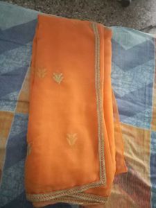 Light Wright Saree With Embroidery