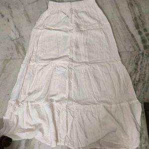 White Ethnic Skirt