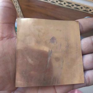 Pure Copper Shri Mahalaxmi Yantra size 3x3"