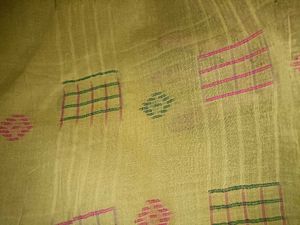 Vibrant Yellow Cotton Saree