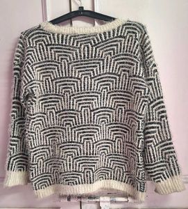 Patterned Knit Pullover