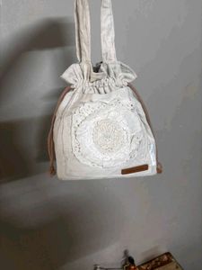Cute Lace Rabbit Tote Bag