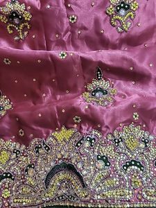 Elegant Green Embellished Saree