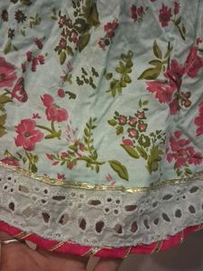 Beautiful Pastel Floral Ethnic Gown