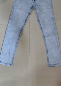 Men's Washed Denim Jeans