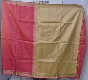 Pure Silk Kanjivaram Saree with Zari (Nalli)