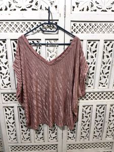 🌸 Imported Crushed Texture V-Neck Top C