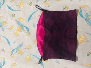 Elegant Silk Blouse - Deep Plum