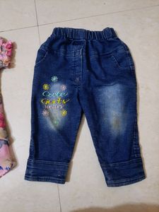 Beautiful Top And Jeans Set