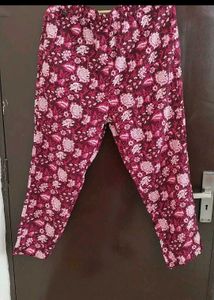 Maroon Floral Kurta Set