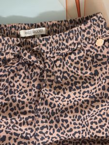 Leopard Print Wide Leg Pants
