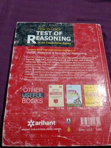 Arihant Reasoning For All Competitive Exam Book