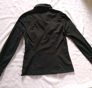 black formal shirt