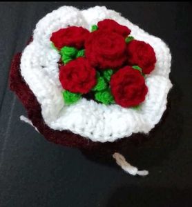 Handmade Crochet rose bouquet