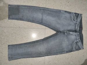 Men's Grey Wash Slim Fit Jeans