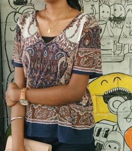 Indie V Neck Top