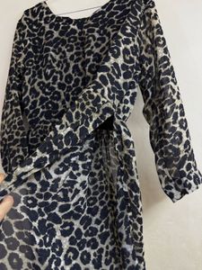 Leopard Print Flowy Dress