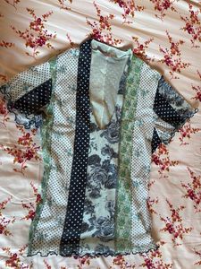 Floral Patchwork Top