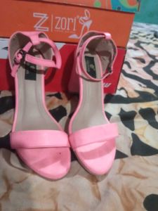 Chic Pink Block Heels