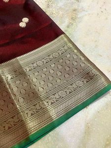 Soft Silk Allover Booti Saree